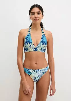 Marc O'Polo Bandeau Bikini Top Bohemian Leaf AOP (16642006) multi colour print