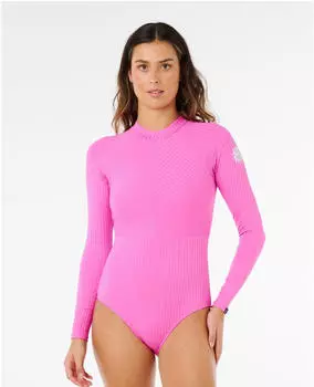 Rip Curl Premium Surf Langarm Badeanzug (15CWRV) super pink