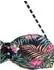 Venice Beach Summer Bandeau-Bikini-Top mit geraffter Mitte schwarz-bedruckt