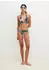 Marc O'Polo Bandeau Bikini Top Abstract Floral AOP (41200214) schwarz/weiß cotton print