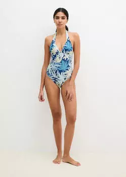 Marc O'Polo Bandeau-Bikini-Top Abstract Floral AOP (10226900) multi colour print