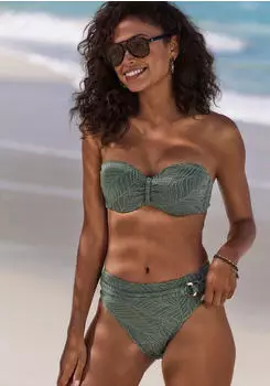 Lascana Fay Bikini-Hose oliv/gr&uuml;n