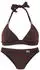 Lascana Triangel-Bikini mit Details aus Zierperlen (51413850) dunkel braun