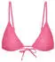 Lascana Triangle Bikini Top in Glitter Look (63601160) pink glitter
