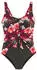Lascana Loria Badeanzug mit Shaping-Effekt / Bügel-Bandeau-Bikini-Top im Wickel-Look (44089362) oliv/orange