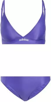 Adidas Padded 2-Way Straps Triangle Bikini Set (IA4555) solar purple/white