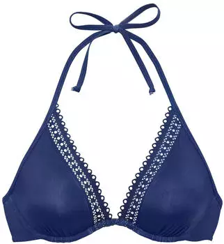 s.Oliver Avni Bügel-Bikini-Top mit herausnehmbaren Cups (4273019) marine