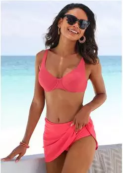 Lascana Ronda Bade-Rock mit integrierter Bikinihose (50597247) koralle