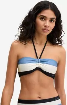Marc O'Polo Summer Stripes Triangle Top dunkelblau