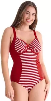 Lisca Bondi Beach Badeanzug mit Bügel (043608) crimson red