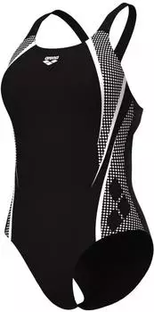Arena Graphic Swimsuit Swim Pro Back Badeanzug (007619) black-white