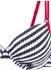 s.Oliver Elain Bügel-Bikini-Top mit kontrastfarbigen Zierringen (39892947) marine/weiß