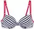s.Oliver Elain Bügel-Bikini-Top mit kontrastfarbigen Zierringen (39892947) marine/weiß