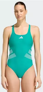 Adidas Logo C-Back Badeanzug (JVC43) equipment green/white