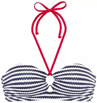 s.Oliver Elain Bandeau Bikini Top (40939842) marine/wei&szlig;