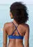 Venice Beach Lucky Bikini-Top aus gerippter Strukturware (53721149) blau