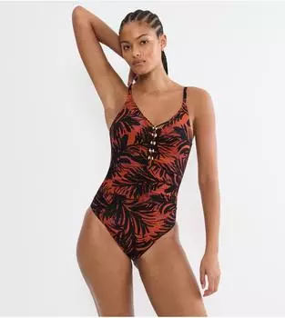 Triumph Summer Palm Badeanzug mit gefütterten Cups (10226587) mehrfarbig