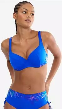 Triumph Summer Tropics Minimizer-Bikinioberteil (10226511) blau