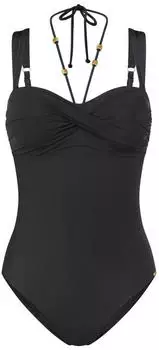 Triumph Summer Twist Bandeau Badeanzug (10226488) schwarz