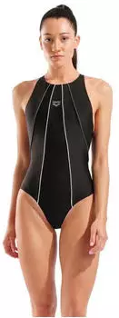Arena Arena Merydian / One Next / Feel Bloom Swim Pro Back Badeanzug (010649) schwarz/martinica/weiß