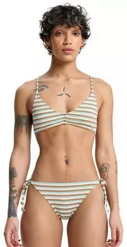 Quiksilver Clickity Clack Bikini-Hose (29121100) tobacco clickity stripe