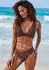 Lascana Triangel-Bikini mit Zierdetail im Ausschnitt kastanienbraun