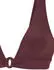 Lascana Triangel-Bikini mit Zierdetail im Ausschnitt kastanienbraun