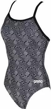 Arena Kikko Light Drop Back MaxLife Einteiler Badeanzug (003623) black-multi black