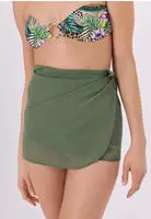 LSCN by LASCANA Strandrock, kurzer Wickelrock aus Chiffon