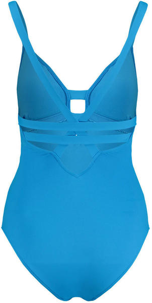 Seafolly Active Deep V One Piece electric blue