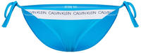 Calvin Klein Bikini-Hose zum Binden CK Logo maldive blue (KW0KW00650-451)