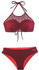 Protest Hottub Reversible Bikini Set (7619781) beet red