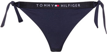 Tommy Hilfiger Side-Tie Recycled Polyester Bikini Bottoms pitch blue (UW0UW01474-CUN)