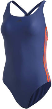 Adidas Athly V 3-Stripes Swimsuit tech indigo/app solar red