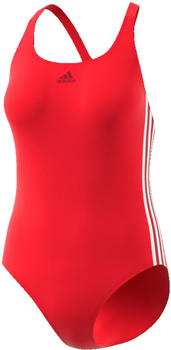Adidas Athly V 3-Stripes Swimsuit team collegiate red/white