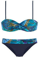LASCANA B&uuml;gel-Bandeau-Bikini mit Dschungel-Optik