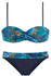 Lascana Bügel-Bandeau-Bikini blau-bedruckt (45208731)