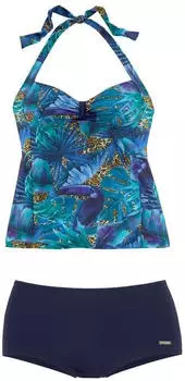 Lascana Tankini blau-bedruckt (49840064)