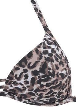 Lascana Triangel-Bikini braun-bedruckt (49132194)
