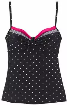Lascana Bügel-Tankini-Top schwarz-rot (51276456)