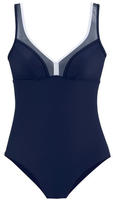 LASCANA Badeanzug mit Mesh-Einsatz und Shaping-Effekt