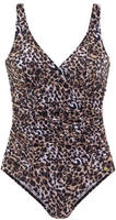 LASCANA Badeanzug mit Raffung vorn und Shaping-Effekt
