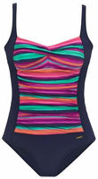 LASCANA Badeanzug "Rainbow" mit Vordermieder und Shaping-Effekt