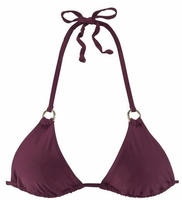 LASCANA Triangel-Bikini-Top "Italy" mit Zierringen