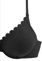 LASCANA B&uuml;gel-Bikini-Top "Scallop" mit Wattierung