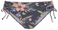 LASCANA Bikini-Hose "Malia" mit seitlicher Raffung mit tropischem Print
