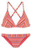 Lascana Triangel-Bikini orange-gestreift-bunt (52732879)