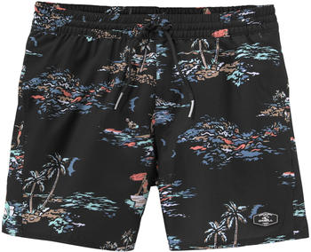 O'Neill Tropical Swim Shorts (0A3212) black aop w/ blue