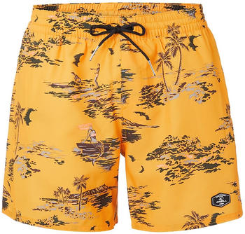 O'Neill Tropical Swim Shorts (0A3212) yellow aop w/ brown