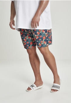 Urban Classics Pattern swim Shorts (TB2679-02061-0037) blk/tropical